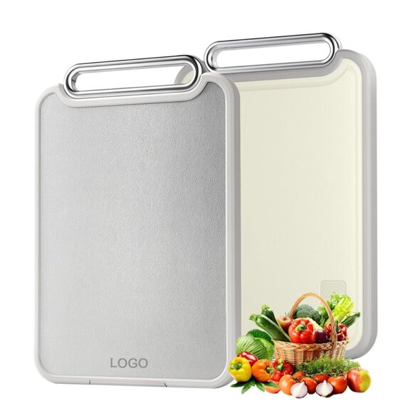 Stainless Steel Cutting Board Double Sided Steel Food Grade PP, Large Chopping - Picture 5 of 6